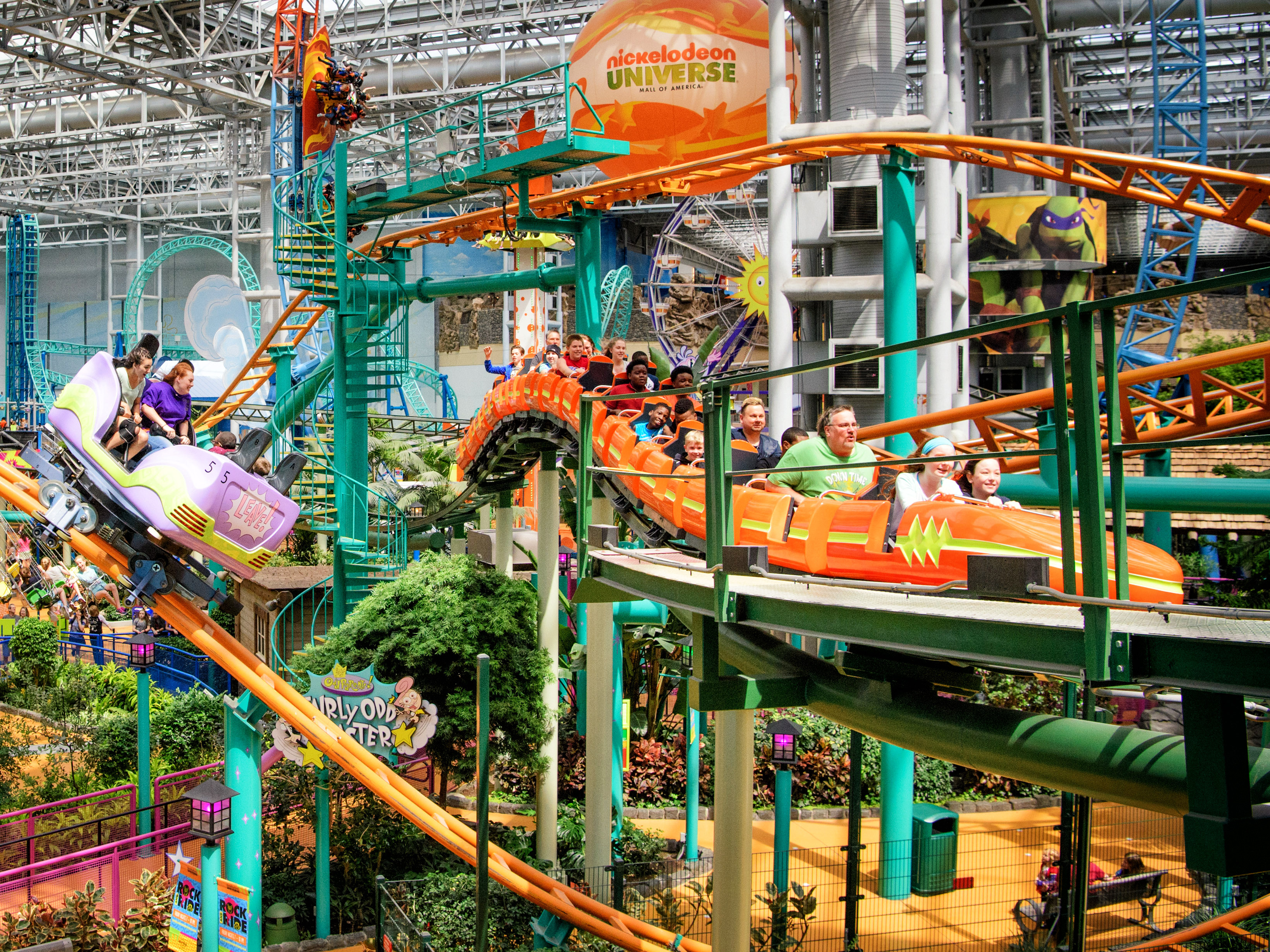 Nickelodeon Universe at the Mall of America